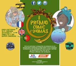 Hexagone convoca el Primer Premio  Cómic e-Idiomas