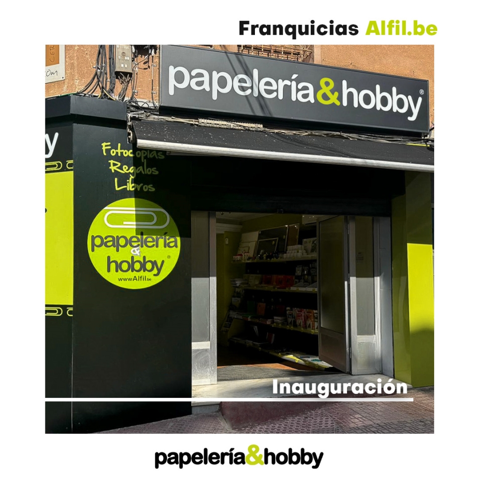 Papelería&Hobby w.Alfil.be Abre sus Puertas en Agost, Alicante