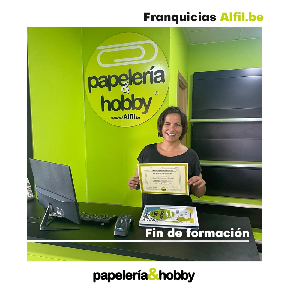 Papelería&Hobby Alfil.be Celebra la Finalización de Formación de su Nueva Franquiciada en Seseña