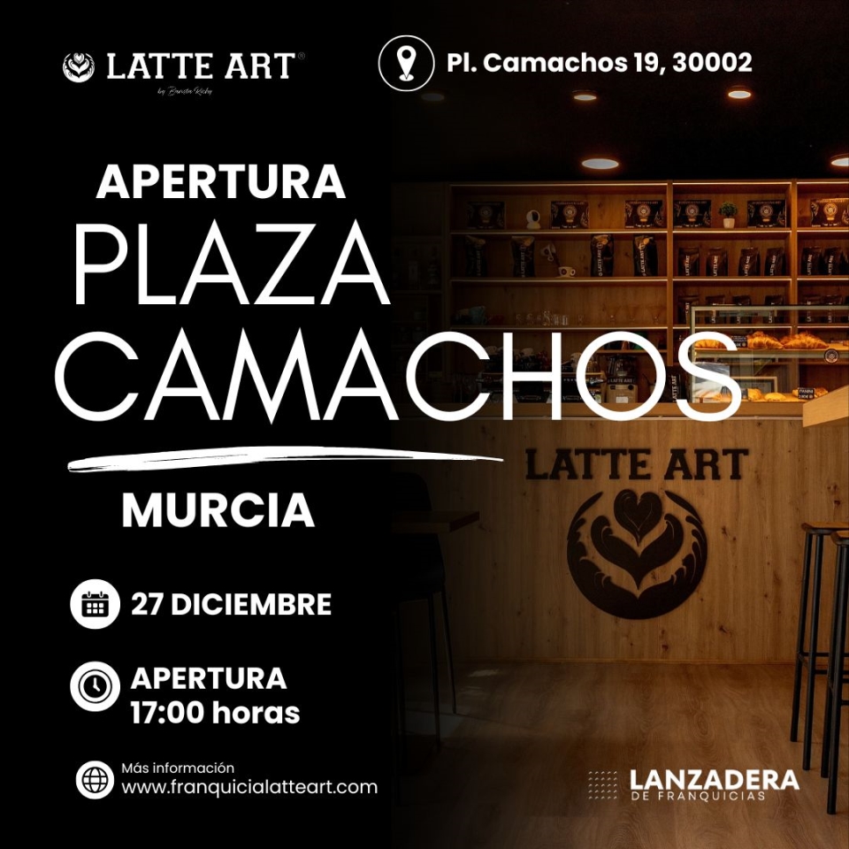 Latte Art abre sus puertas en Murcia el 27 de diciembre