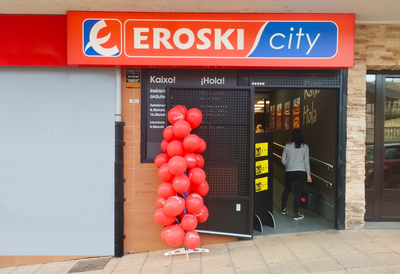 EROSKI INAUGURA UN NUEVO SUPERMERCADO FRANQUICIADO EN LA LOCALIDAD GIPUZKOANA DE ZESTOA